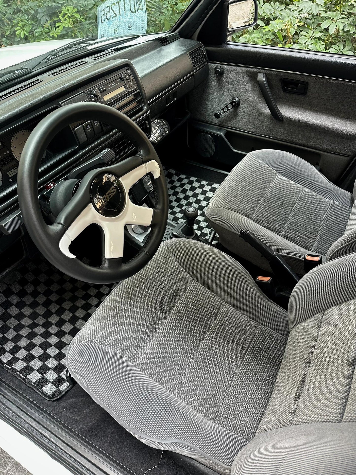 Grand Touring Checkered Mats - Tailored to Vehicle