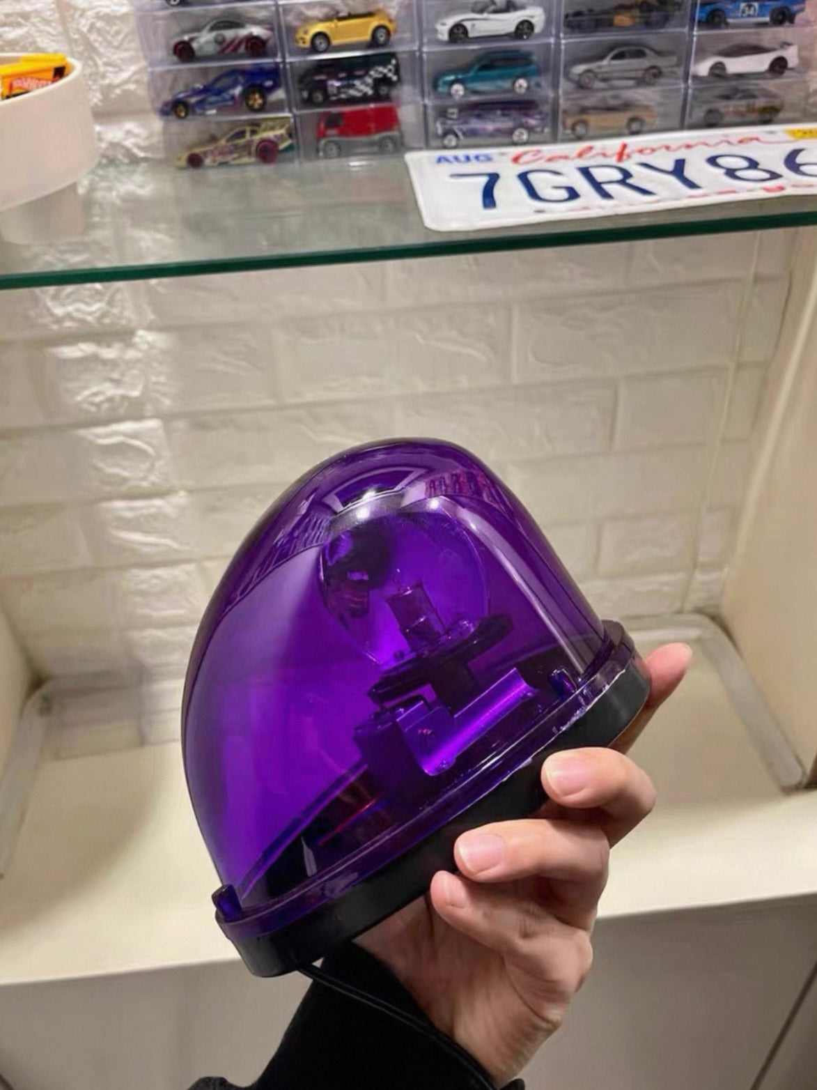 bosozoku purple tsurikawa beacon light flashball