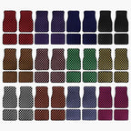 Grand Touring Checkered Mats - Universal 4 Piece
